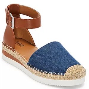 NEW a.n.a Womens Carrie Wedge Sandals 9.5